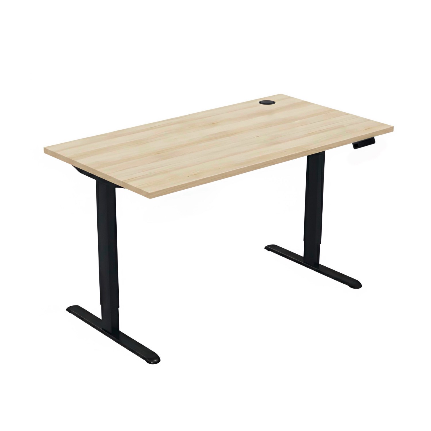 Стіл з електричним регулюванням висоти, одномоторний, із заглушкою, 1400х700х718-1178 мм, НІКАН ГРУП (70602)